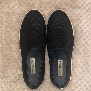 STEVE MADDEN ECENTRCQ Black Womens Slip-on Shoes